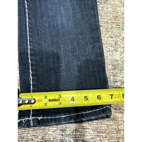 LA Idol USA Jeans Blue Bootcut Embellished Denim Women's Size 9 W: 32 L: 18 - Picture 9 of 16